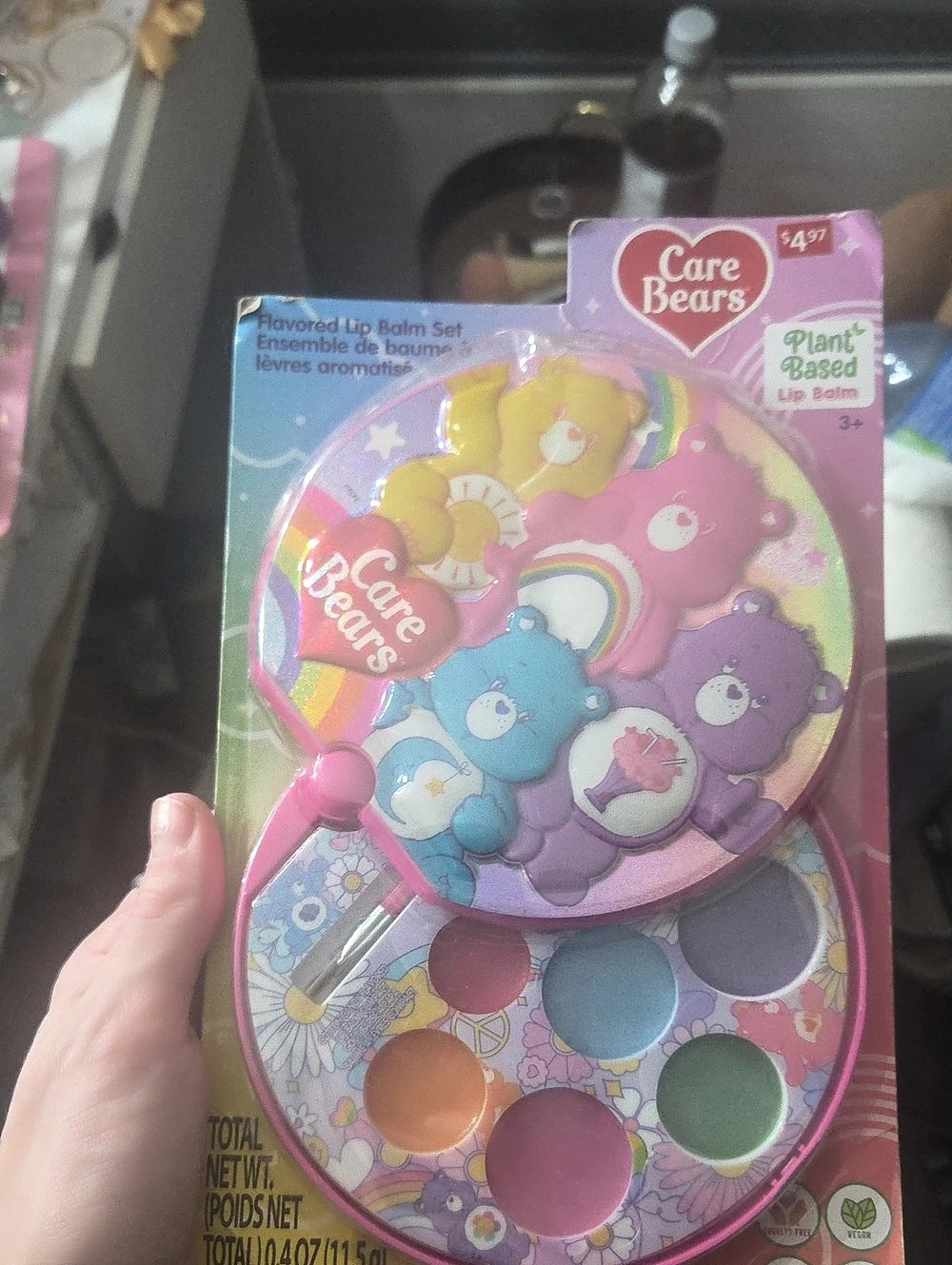 Care Bears Makeup Set Kids Pink & Purple NWT